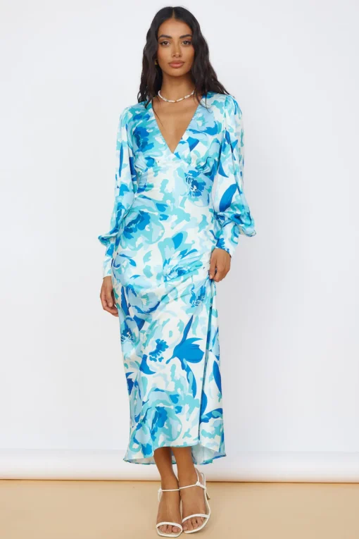 Limitless Possibilities Maxi Dress Blue
