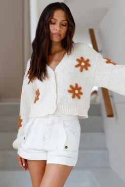 Lost Dreamer Knit Cardigan Natural