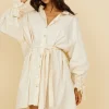 Lovely Days Mini Dress Cream