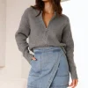 Luella Knit Top Grey