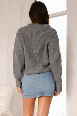 Luella Knit Top Grey