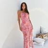 Majorca Strapless Midi Pink