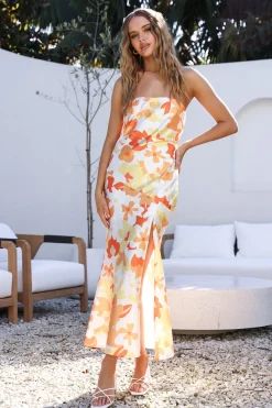 Make You Smile Maxi Dress Yellow