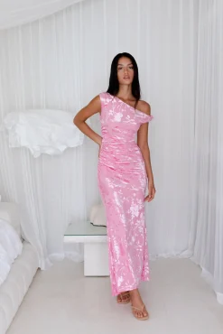 Many Mornings Maxi Dress Pink