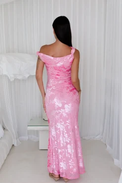 Many Mornings Maxi Dress Pink