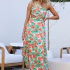 Meet Cute Maxi Dress Orange