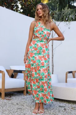 Meet Cute Maxi Dress Orange