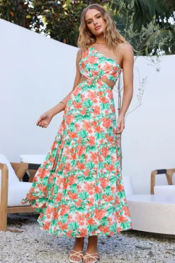 Meet Cute Maxi Dress Orange