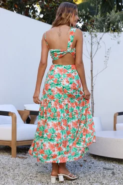 Meet Cute Maxi Dress Orange