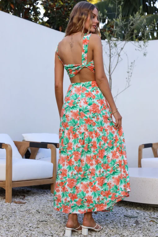 Meet Cute Maxi Dress Orange