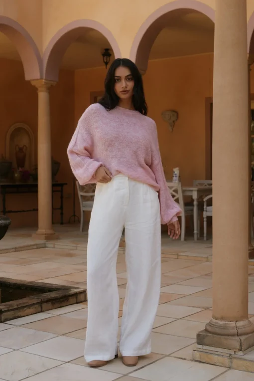 Mikale Knit Jumper Pink