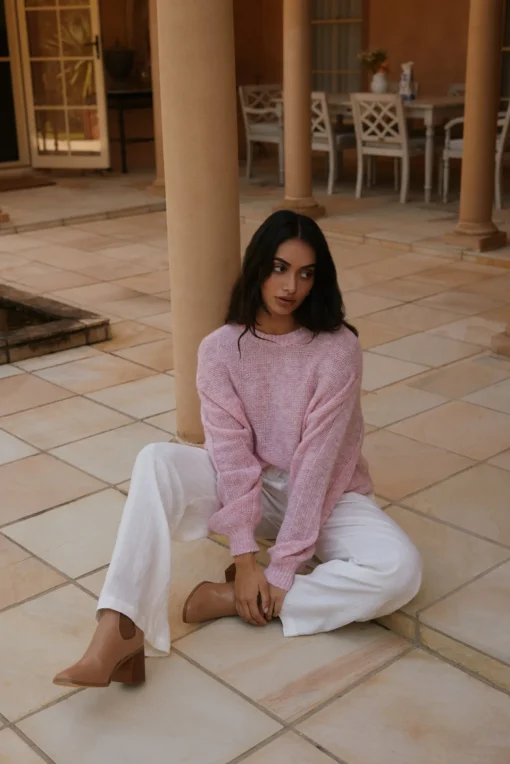 Mikale Knit Jumper Pink