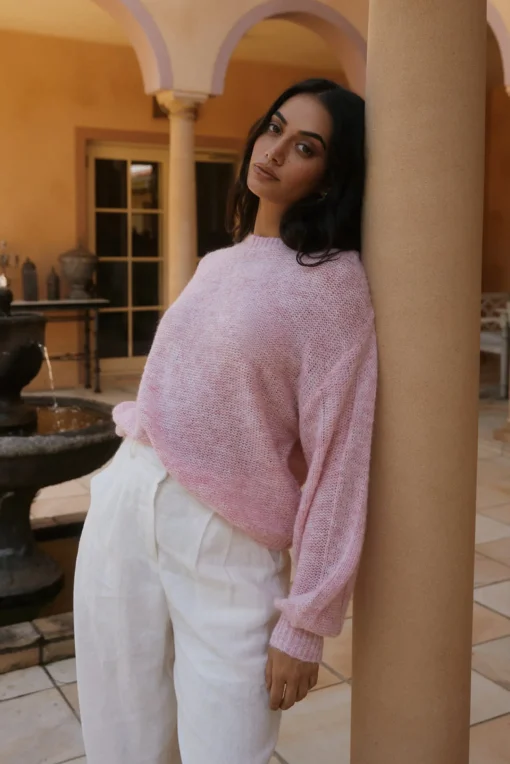 Mikale Knit Jumper Pink