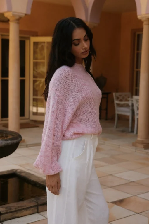 Mikale Knit Jumper Pink