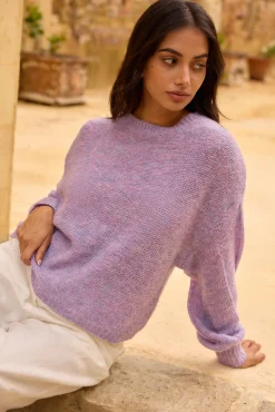 Mikale Knit Jumper Purple