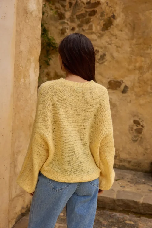 Mikale Knit Jumper Yellow