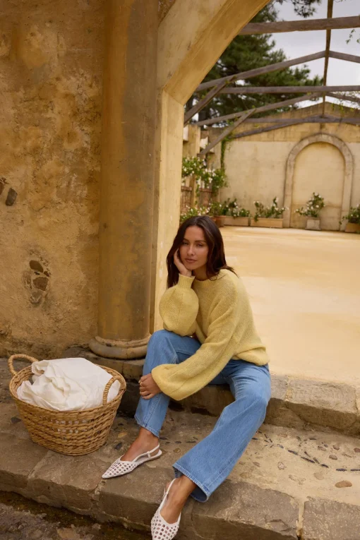Mikale Knit Jumper Yellow