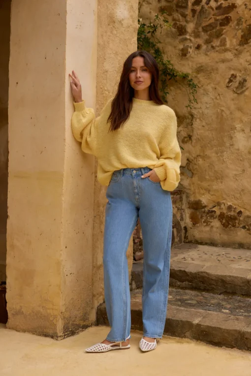 Mikale Knit Jumper Yellow