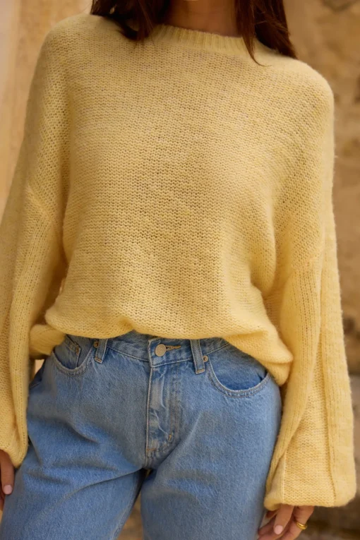 Mikale Knit Jumper Yellow