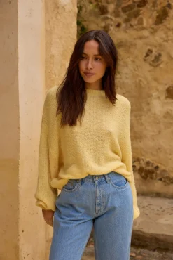 Mikale Knit Jumper Yellow