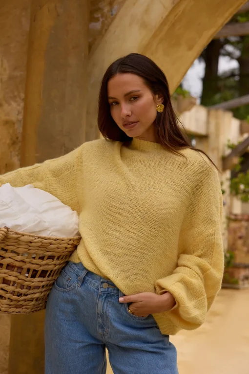 Mikale Knit Jumper Yellow