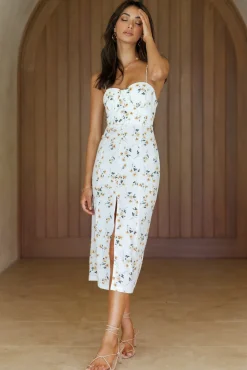 Moments In Paradise Midi Dress