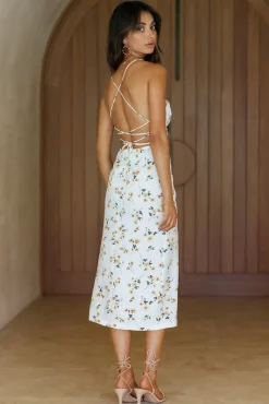Moments In Paradise Midi Dress