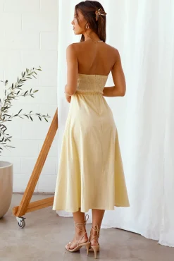 My Advice Maxi Dress Yellow