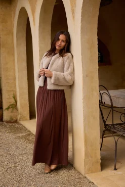 Nalla Maxi Dress Brown