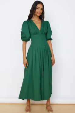 Nature's Escape Maxi Dress Green