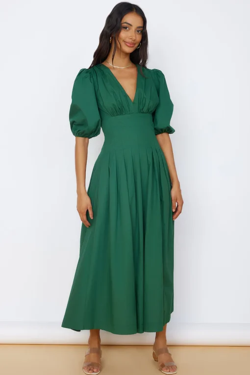 Nature's Escape Maxi Dress Green