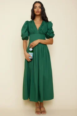 Nature's Escape Maxi Dress Green