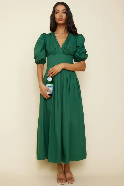 Nature's Escape Maxi Dress Green