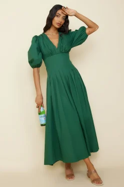 Nature's Escape Maxi Dress Green