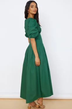 Nature's Escape Maxi Dress Green