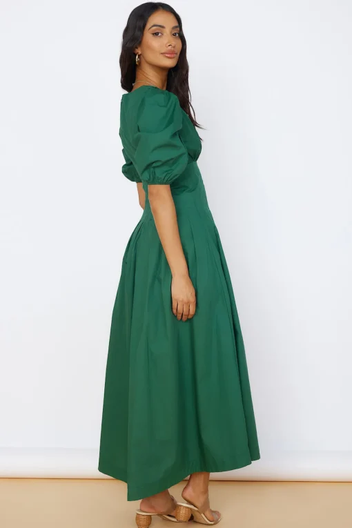 Nature's Escape Maxi Dress Green