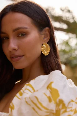 Nature’s Gem Earrings Gold