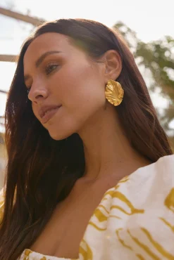 Nature’s Gem Earrings Gold
