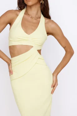 New Found Purpose Maxi Dress Yellow