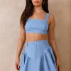 Ocean Dreamer Crop Top Blue