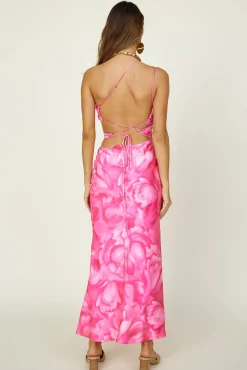 Oceans Apart Maxi Dress Pink