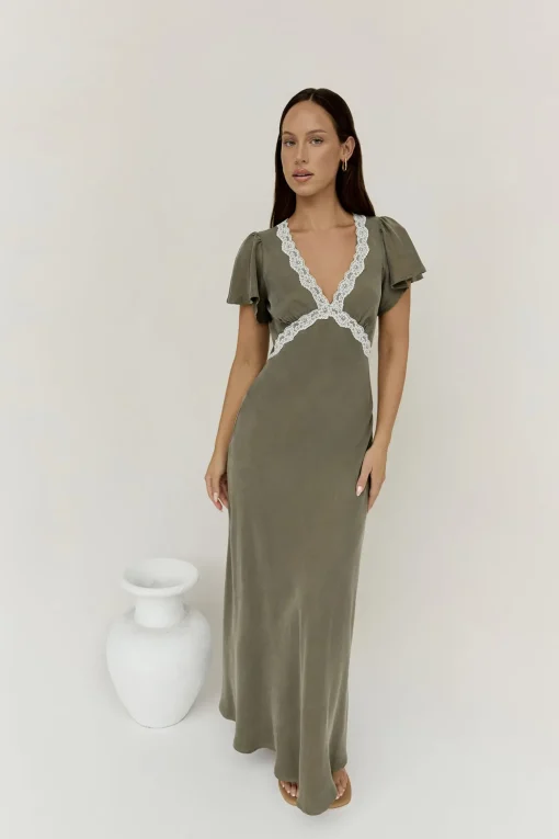 Oliviera Maxi Dress Green