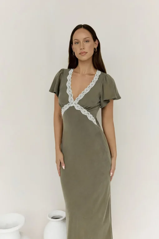 Oliviera Maxi Dress Green
