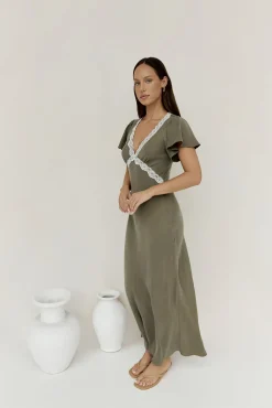 Oliviera Maxi Dress Green
