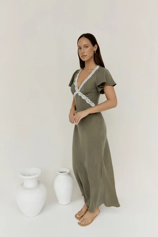 Oliviera Maxi Dress Green
