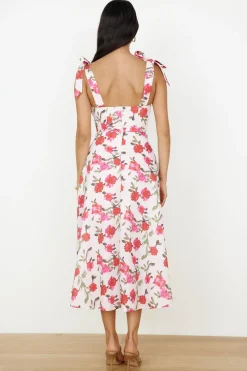 On The Roof Midi Dress Pink