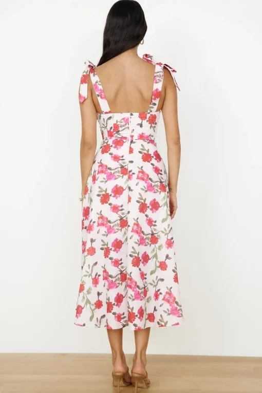 On The Roof Midi Dress Pink