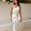 Over The Hedges Maxi Skirt Green