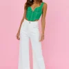 PAPER HEART Rollin Cord Jeans White