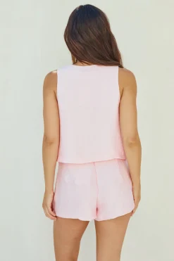 Pearlescent Jewels Shorts Pink